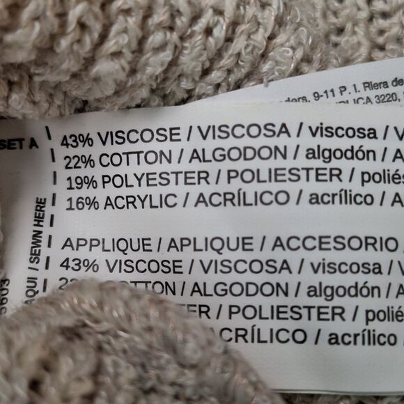 Mango Womens Dropwaist Boatneck Ruffle Sweater Size 4 Small - Picture 9 of 10